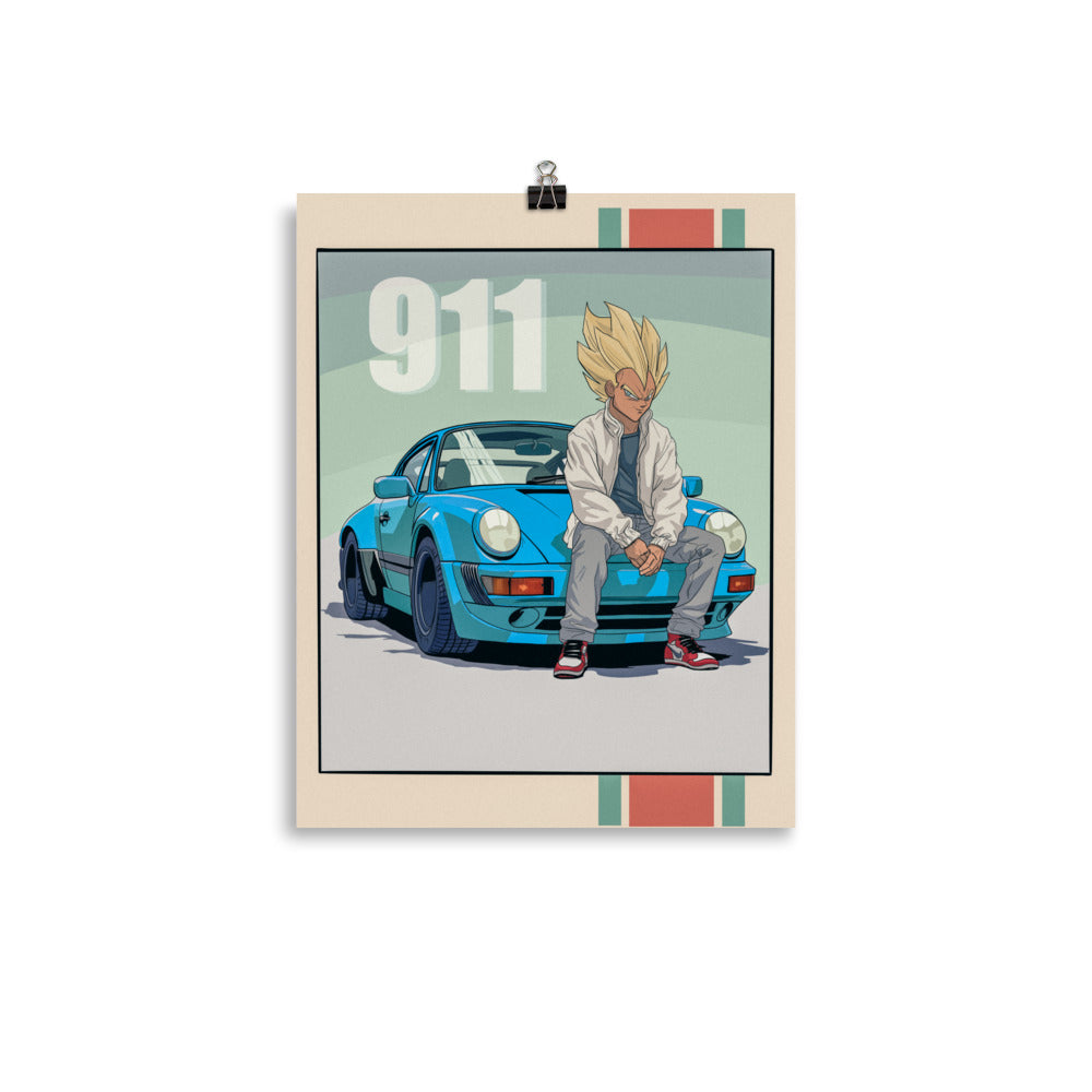 911 - Vegeta Poster