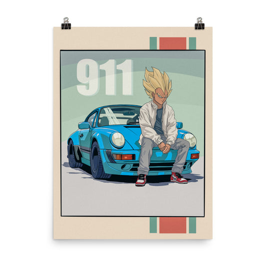 911 - Vegeta Poster