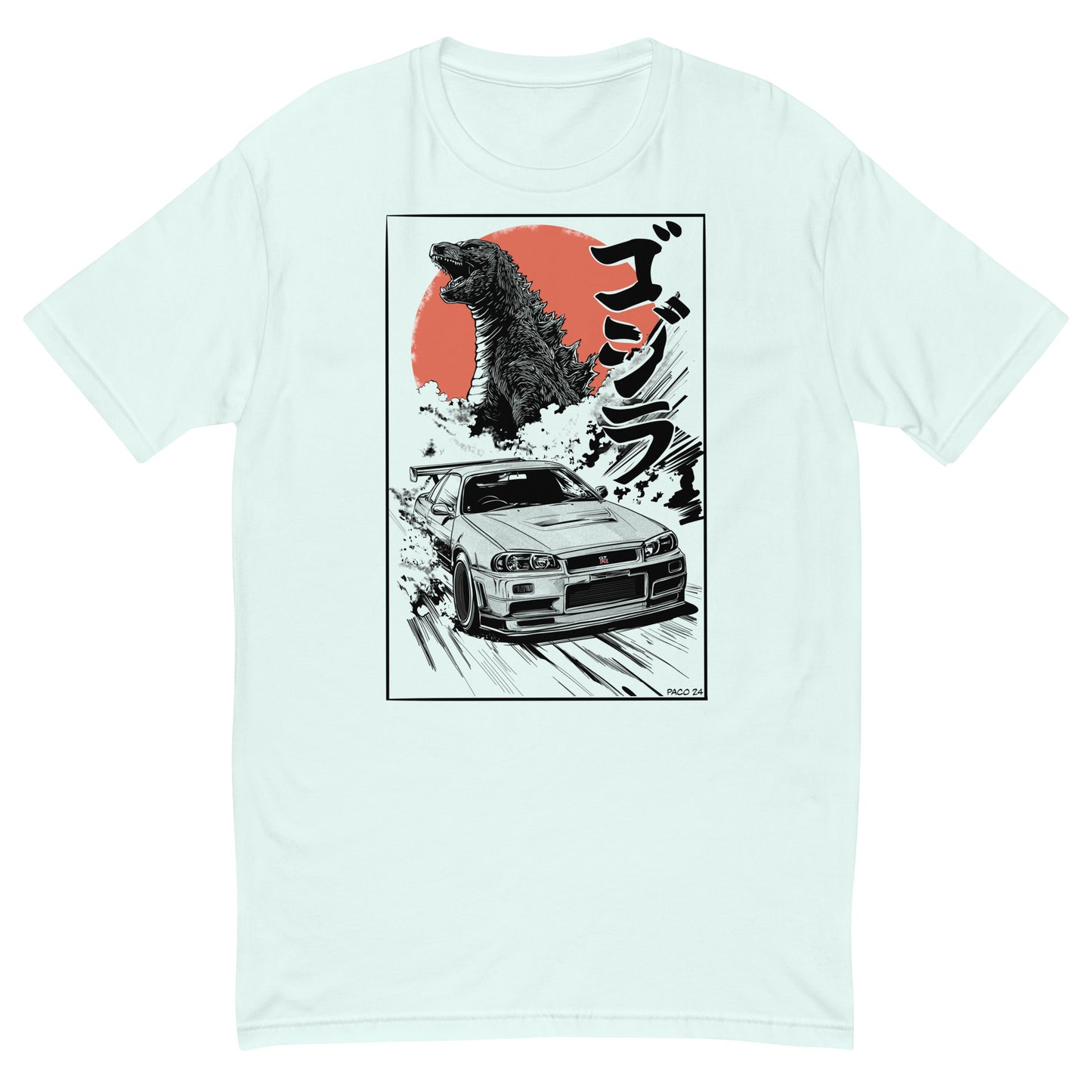 Godzilla GTR34 T-shirt