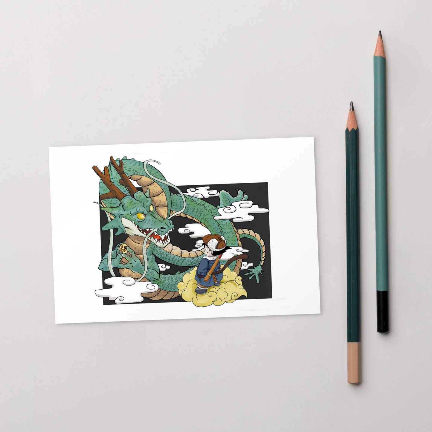 Goku traveler Standard Postcard